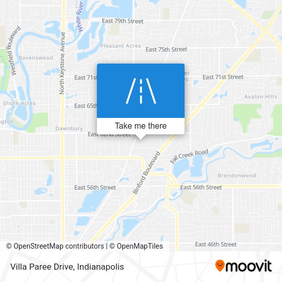 Villa Paree Drive map