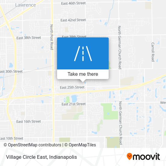Village Circle East map