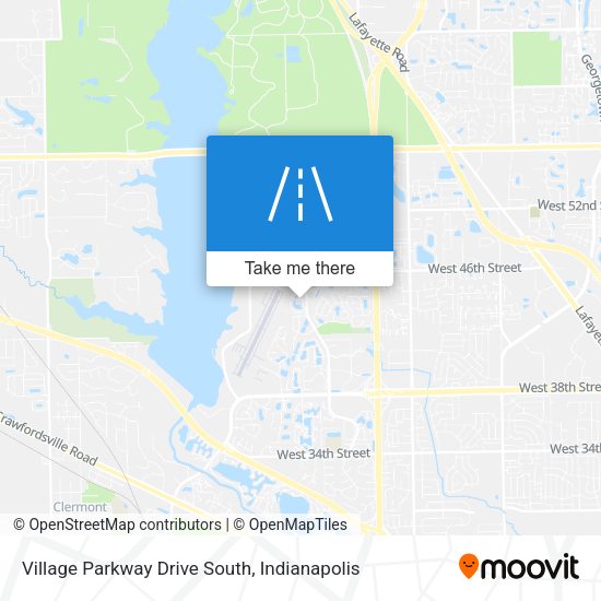 Village Parkway Drive South map