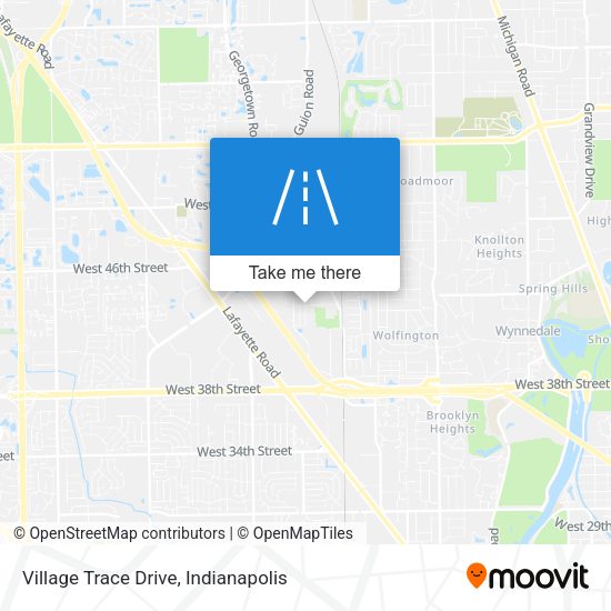Village Trace Drive map