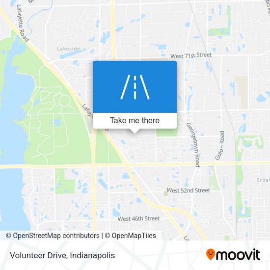 Volunteer Drive map
