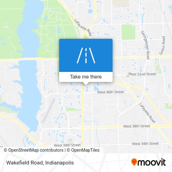 Wakefield Road map