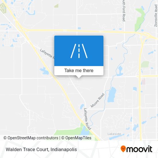 Walden Trace Court map