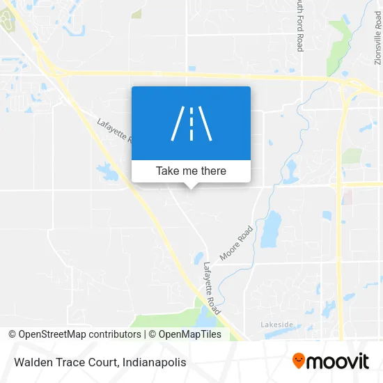Walden Trace Court map