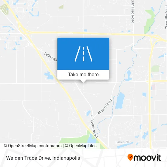 Walden Trace Drive map
