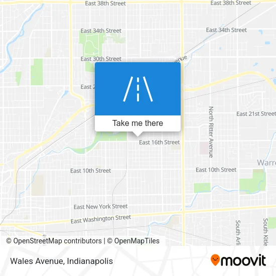 Wales Avenue map