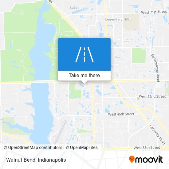 Mapa de Walnut Bend