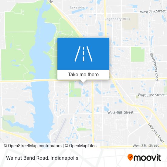 Walnut Bend Road map