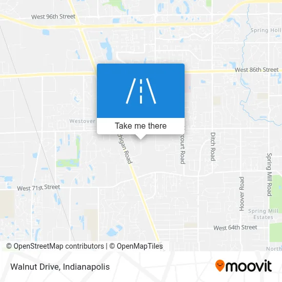 Walnut Drive map