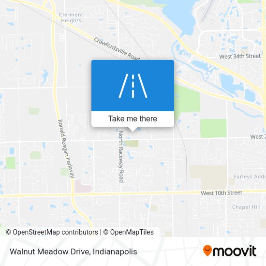 Mapa de Walnut Meadow Drive