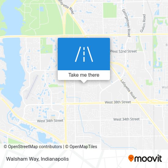 Mapa de Walsham Way