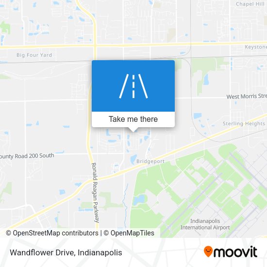 Wandflower Drive map