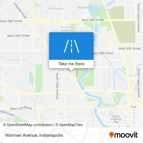 Warman Avenue map