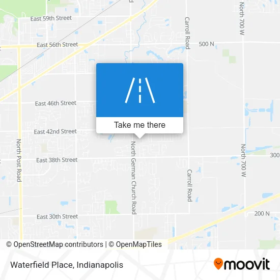 Waterfield Place map