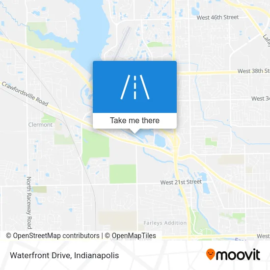 Waterfront Drive map