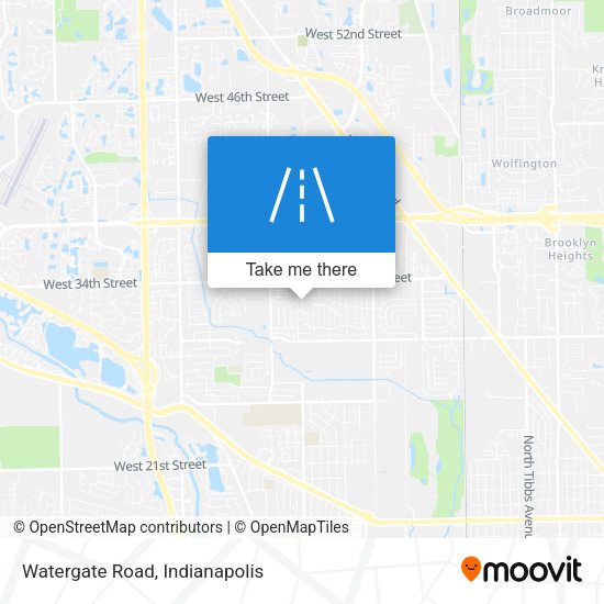 Mapa de Watergate Road