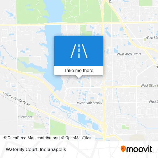 Waterlily Court map