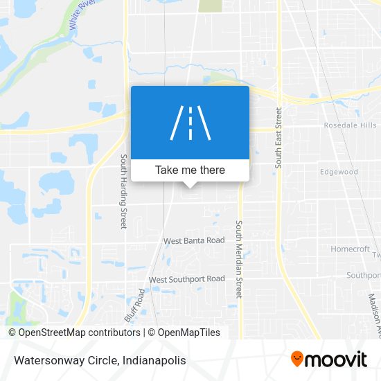 Watersonway Circle map