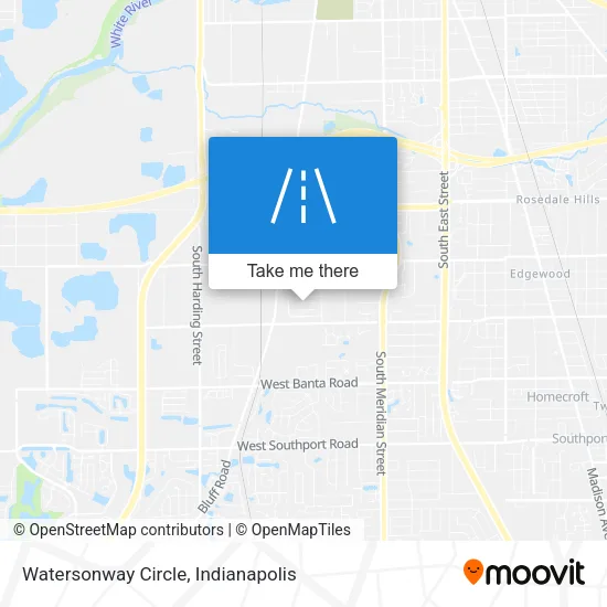 Watersonway Circle map