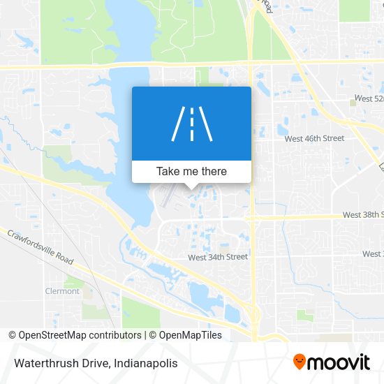 Waterthrush Drive map