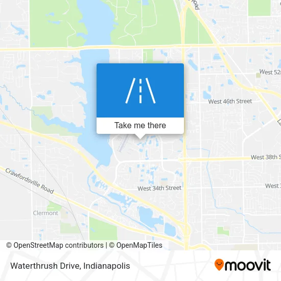 Waterthrush Drive map