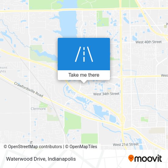 Waterwood Drive map