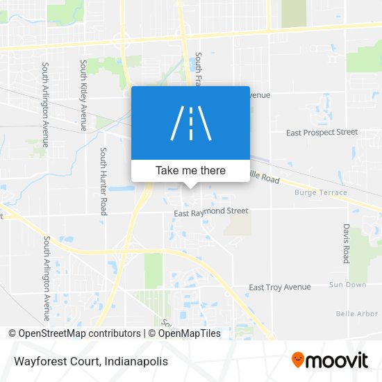 Wayforest Court map
