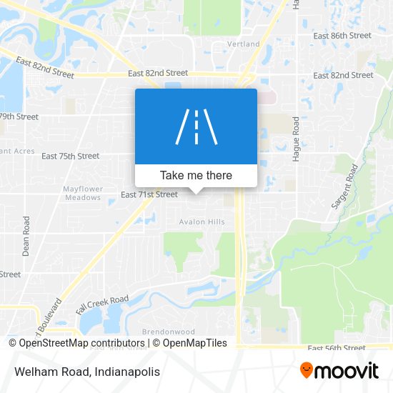 Mapa de Welham Road