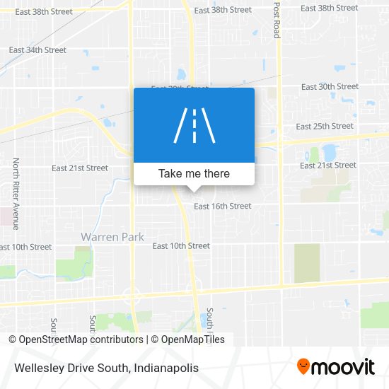 Wellesley Drive South map