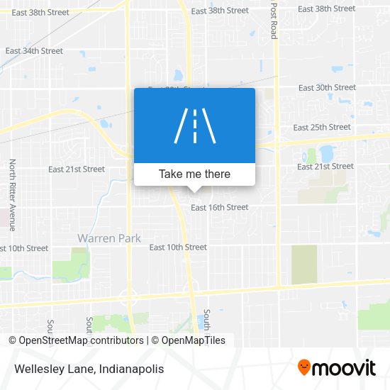 Wellesley Lane map