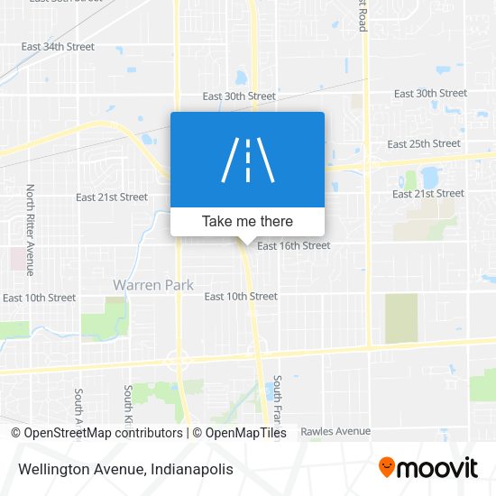 Wellington Avenue map