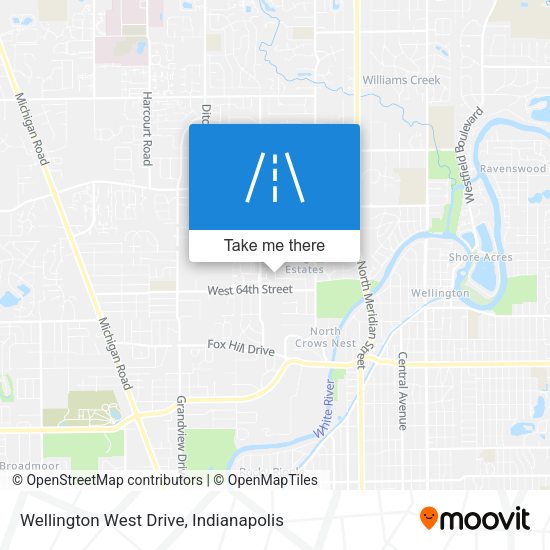 Wellington West Drive map