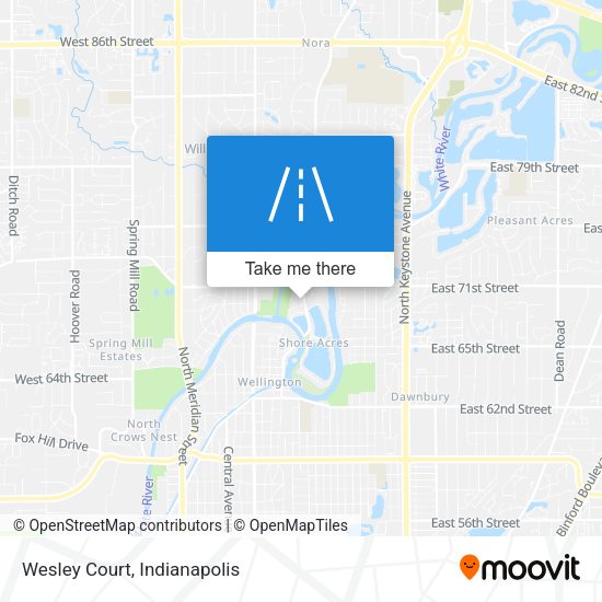 Mapa de Wesley Court