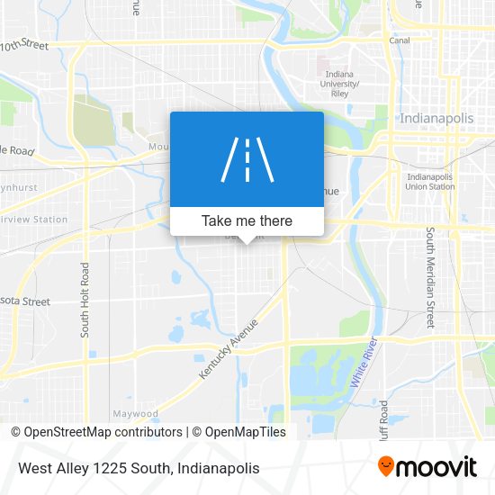 Mapa de West Alley 1225 South