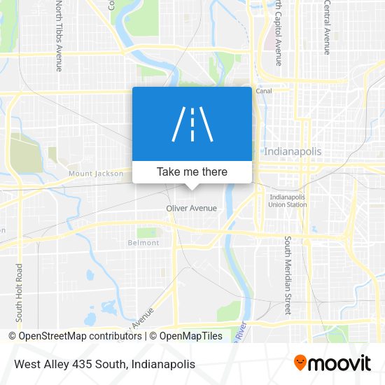 Mapa de West Alley 435 South