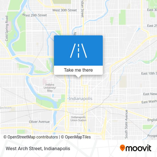 Mapa de West Arch Street
