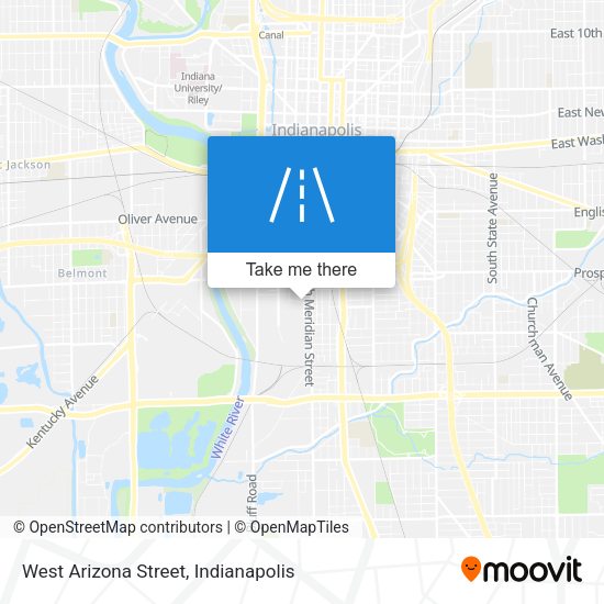 Mapa de West Arizona Street