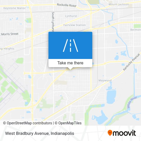 Mapa de West Bradbury Avenue
