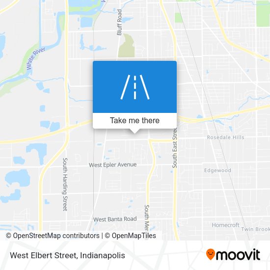 Mapa de West Elbert Street