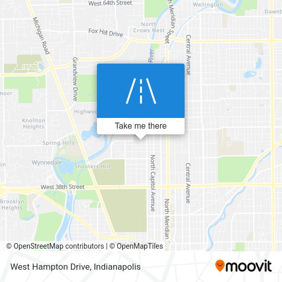 Mapa de West Hampton Drive