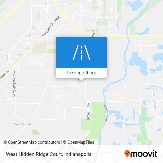 West Hidden Ridge Court map