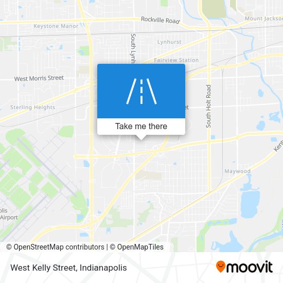 West Kelly Street map