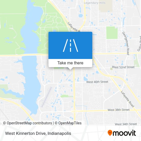 West Kinnerton Drive map