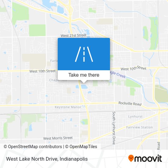 West Lake North Drive map