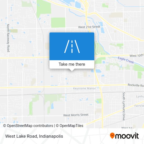 West Lake Road map