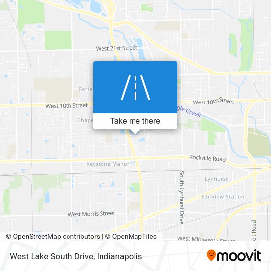 West Lake South Drive map
