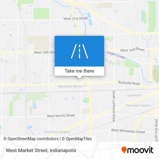 Mapa de West Market Street