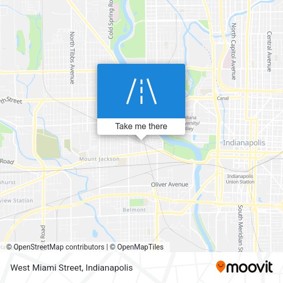 Mapa de West Miami Street