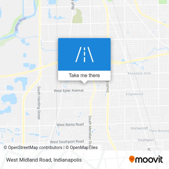 Mapa de West Midland Road