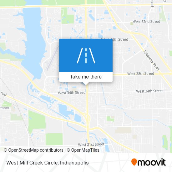 West Mill Creek Circle map
